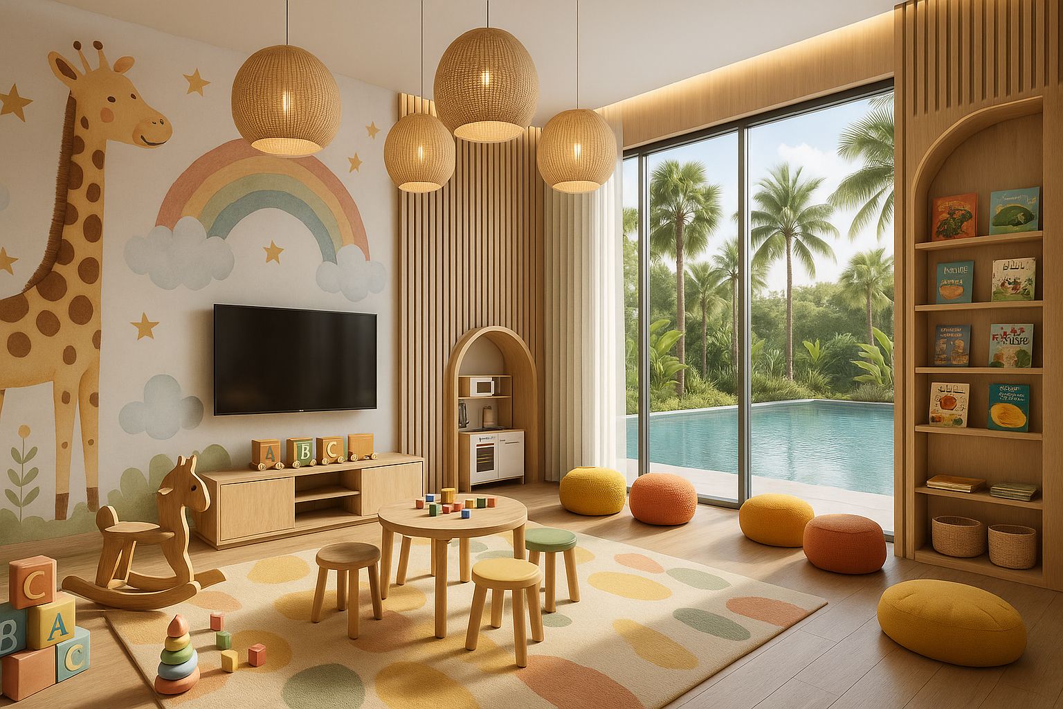 Children play sone Ibis DR